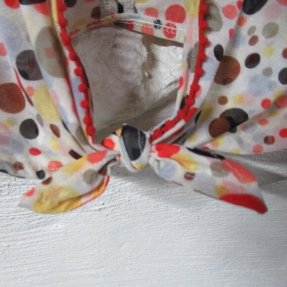 The Diving Girl Collection Polka Dot Tie Halter Size M - Picture 6 of 8